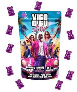 250MG MDMA Gummy Bears – Grape Lemonade – Vice City Labs
