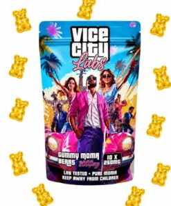250MG MDMA Gummy Bears – Lemon – Vice City Labs