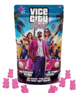 500MG MDMA Gummy Bears – Watermelon – Vice City Labs
