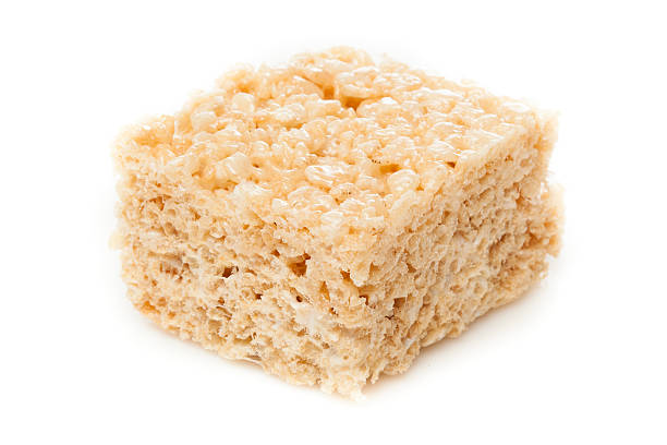 Homemade Marshmallow Crispy Rice Treat in bar form